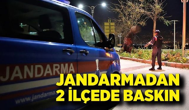 Karabük’te jandarmadan 2 ilçede narkotik baskını