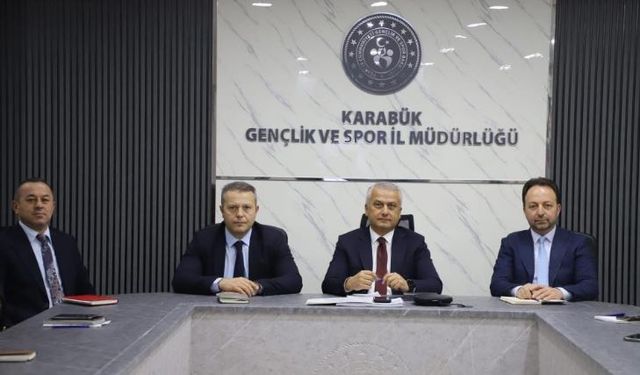 Karabük’te Gençlik ve Spor Çalışmaları Masaya Yatırıldı