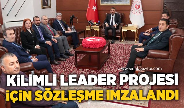 Kilimli LEADER Projesi için sözleşme imzalandı
