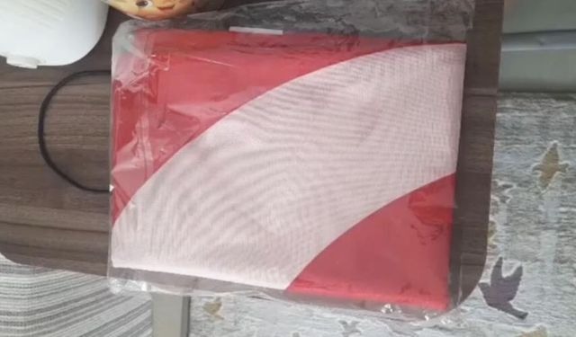 Kuryeden Bayrağa Saygı: O Anlar Kamerada