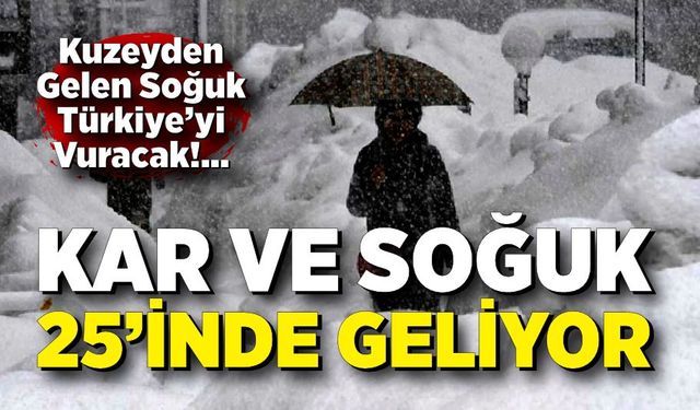 Yeni Soğuk Hava Dalgası Kapıda: Kar Geri Dönüyor