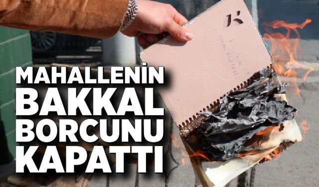 "Borçların hepsini kapatıyoruz" dedi, ödeyip dükkandan ayrıldı