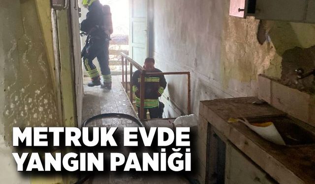 Metruk Evde Çıkan Yangın Kontrol Altına Alındı