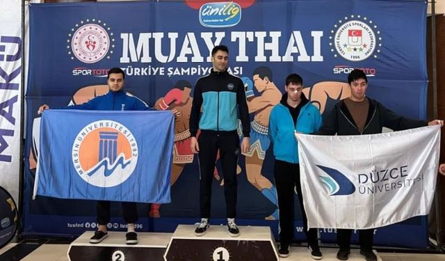 Düzce Üniversitesi Öğrencisi Muay Thai’de Türkiye 3.sü