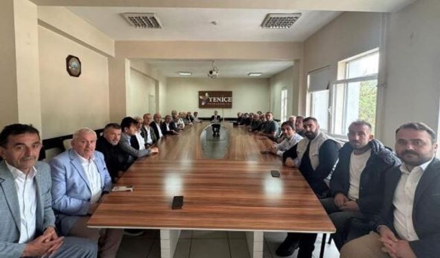 Yenice Muhtarlar Derneği’nden Kaymakam’a destek açıklaması
