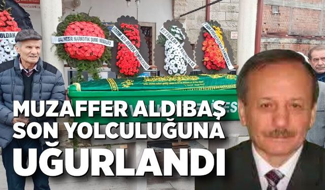 Devrek’te Emekli Öğretmen Muzaffer Aldıbaş Son Yolculuğuna Uğurlandı