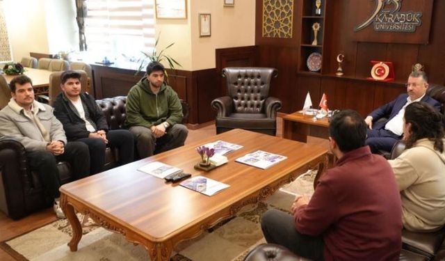 Rektör Kırışık Evrenos Takımıyla Buluştu