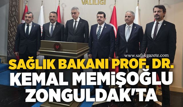Sağlık Bakanı Prof. Dr. Kemal Memişoğlu, Zonguldak'ta