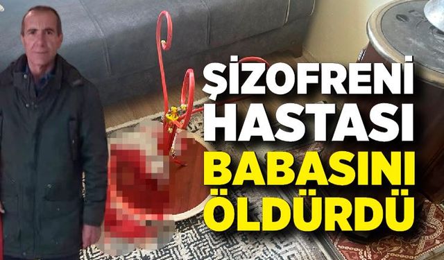 Şizofreni hastası olduğu iddia edilen şahıs, babasını bıçaklayarak öldürdü