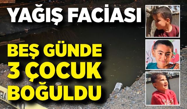Yağış Faciası: 3 Çocuk Hayatını Kaybetti