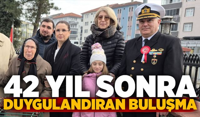 42 yıl sonra duygulandıran buluşma