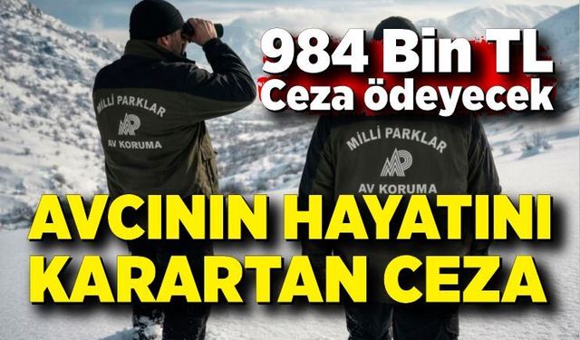 Aladağlar Milli Parkı’nda Kaçak Avcıya 984 Bin TL Ceza