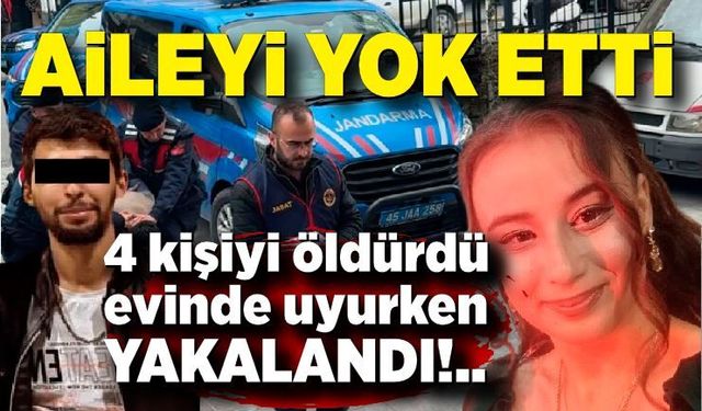 Aileyi Yok Etti: Eş ve 3 Kişi Öldürüldü