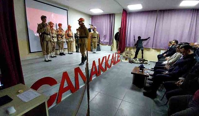 Çanakkale ruhu duygusal anlarla yaşatıldı