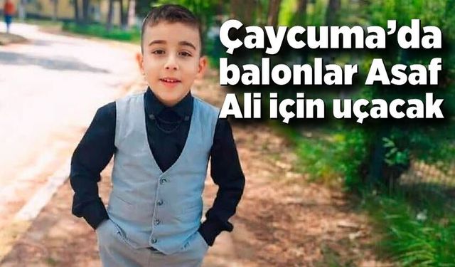 Çaycuma’da balonlar Asaf Ali için uçacak