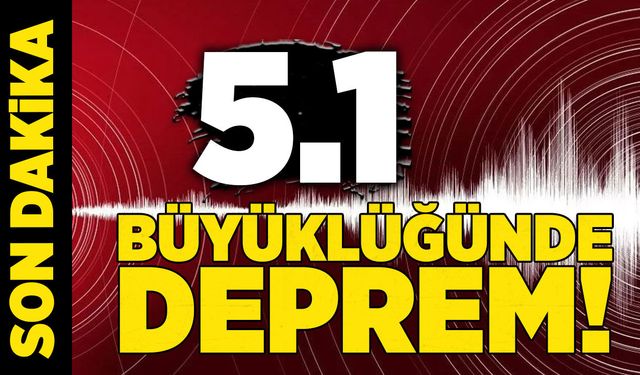 Denizli’de 5.1 büyüklüğünde deprem! Ege sallandı...