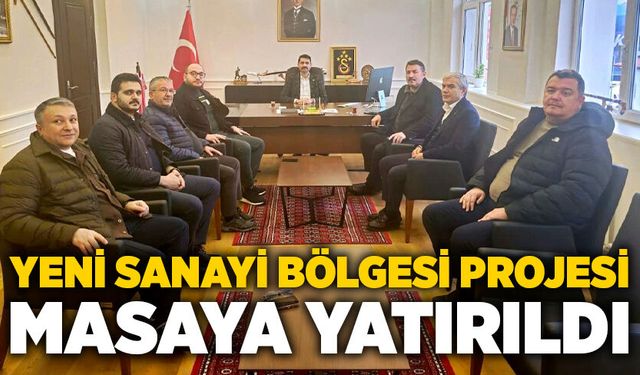 Devrek’te yeni sanayi bölgesi projesi masaya yatırıldı