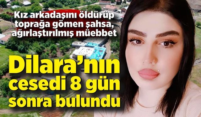 Dilara'nın cansız bedeni gömülü halde bulundu