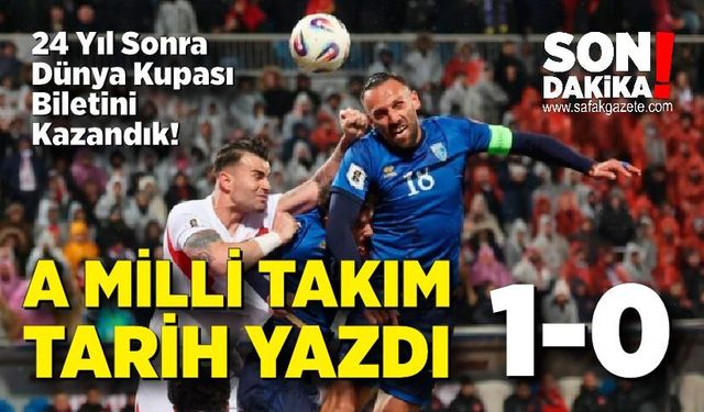 A Milli Takım, Kosova’yı 1-0 Yenip Dünya Kupası’na Yükseldi