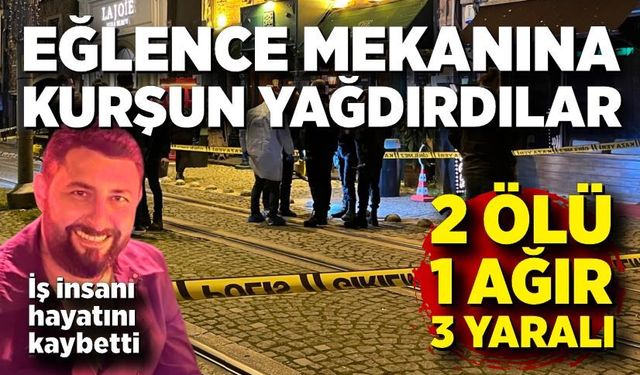 Eğlence Mekanına Silahlı Saldırı: 2 Ölü, 3 Yaralı