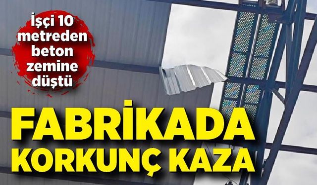 Çatıdan Düşen İşçi Öldü