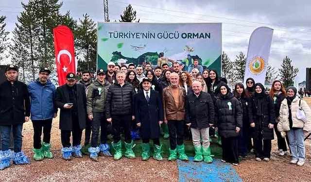 Karabük’te “Türkiye’nin Gücü Orman” Fidan Dikimi