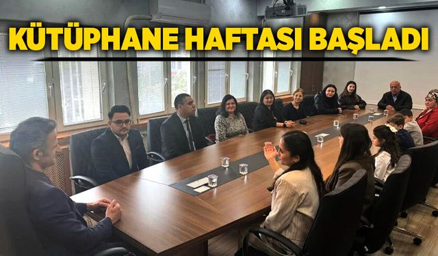 Kütüphane Haftası başladı