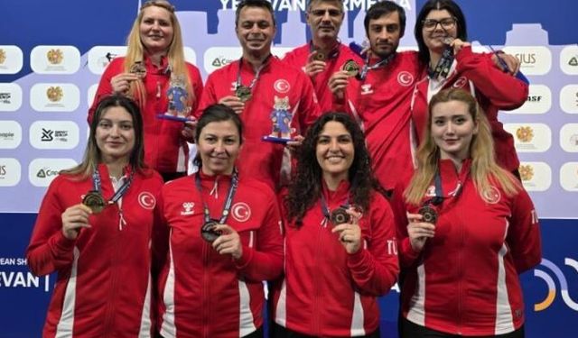 Milli atıcılar Avrupa Şampiyonası’ndan 7 madalya ile döndü