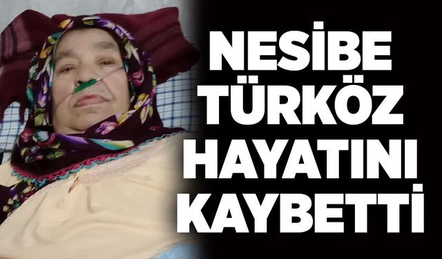 Nesibe Türköz hayatını kaybetti