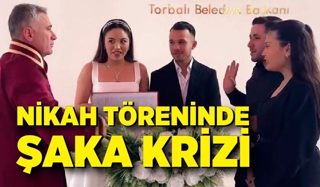 Nikah Töreninde Şaka Krizi: Memur Masayı Terk Etti!
