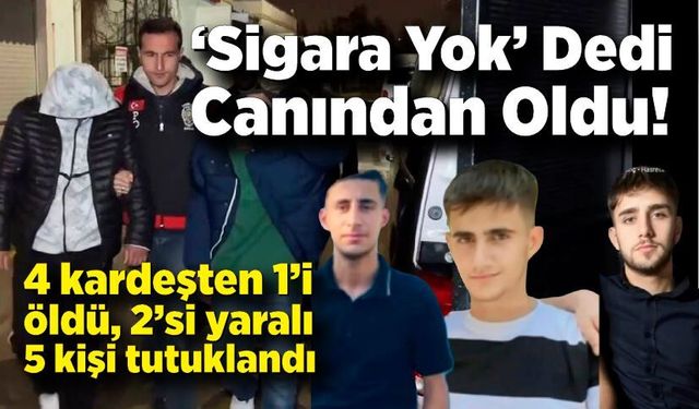 Sigara tartışması: 1 çocuk öldü, 2 kişi yaralandı, 5 çocuk tutuklandı