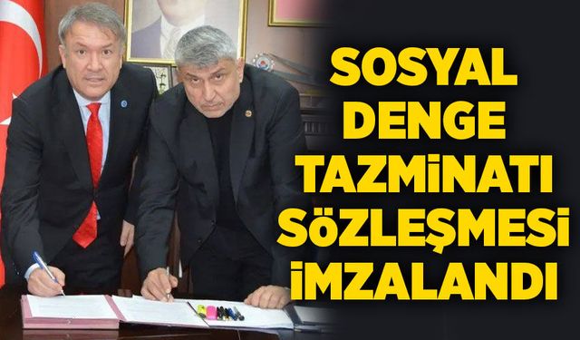 Gülüç Belediyesi’nde Sosyal Denge Tazminatı Sözleşmesi İmzalandı