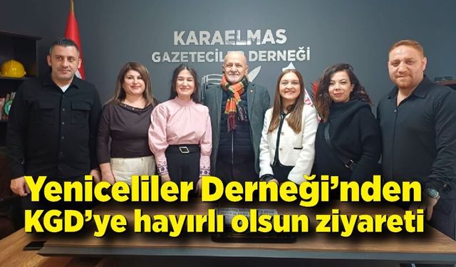 Yeniceliler Derneği’nden KGD’ye hayırlı olsun ziyareti