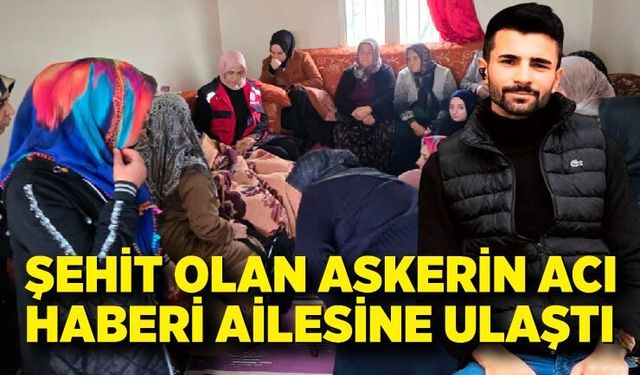 Kazada Şehit Olan Askerin Acı Haberi Verildi