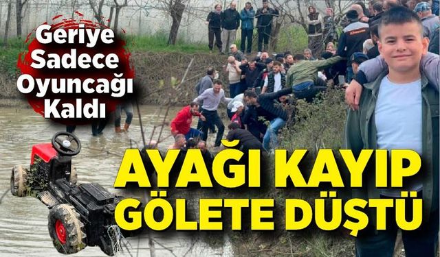 Ayağı kayan 12 yaşındaki Emirhan, düştüğü gölette boğuldu