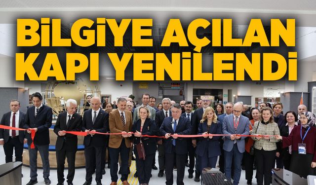 Bilgiye açılan kapı yenilendi