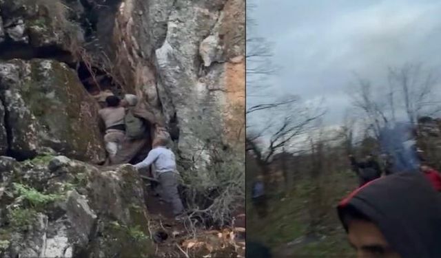 Derecik’te dağda mahsur kalan genç kurtarıldı