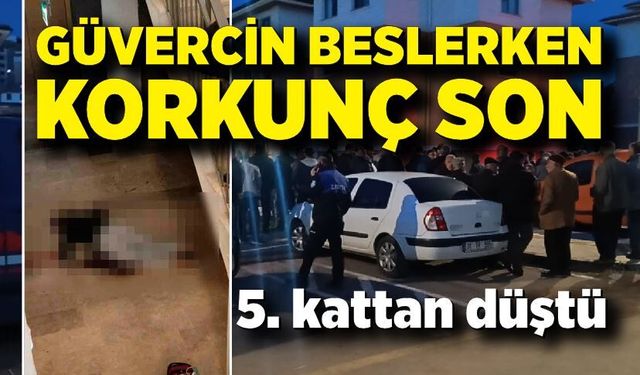Güvercin beslerken düşen şahıs hayatını kaybetti