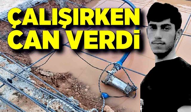 İnşaatta elektrik faciası: 1 ölü