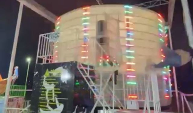 Edirne'deki lunapark faciasının dehşet anları kamerada