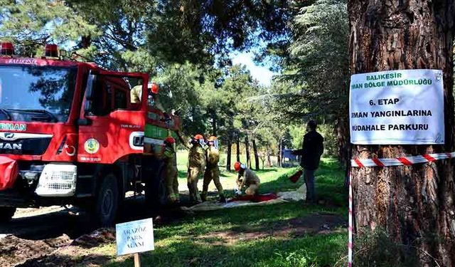 Ormancılar madalya için kıyasıya yarıştı