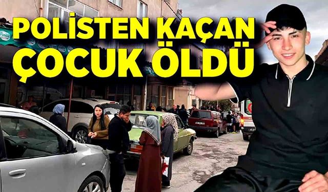 Polisten kaçarken düştü, 17 yaşındaki şüpheli öldü