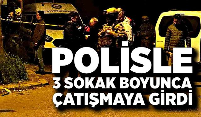 Polisle 3 sokak boyunca çatıştı, okul önünde vurularak etkisiz hale getirildi