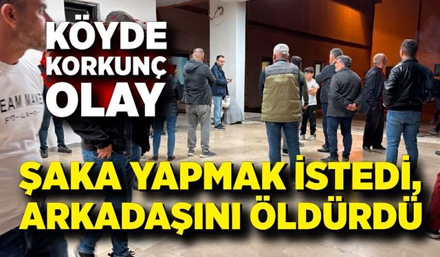 Şaka yapmak isterken arkadaşını vurdu
