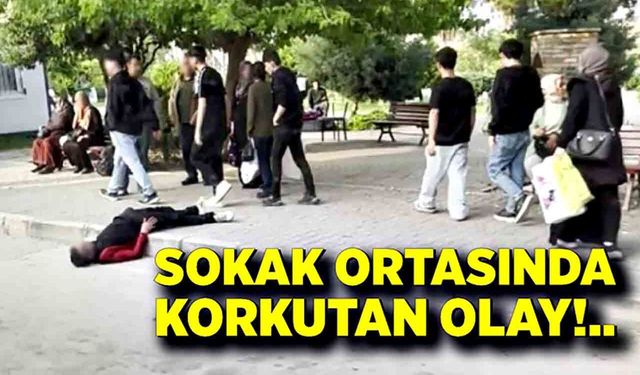 Vatandaşlar Şaşkın: Durağın Önünde Baygın Gibi Uyudu