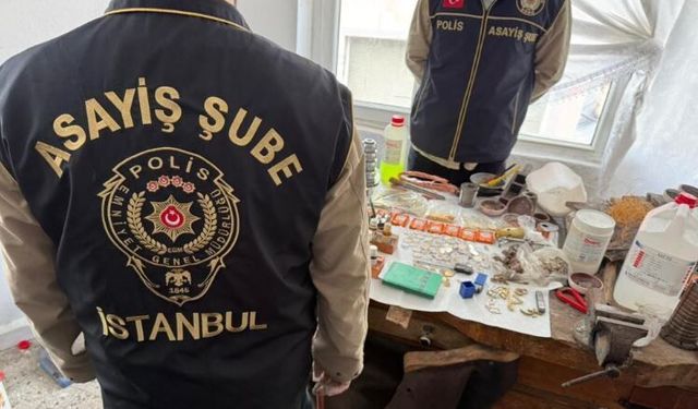 Sahte Altın Atölyesine Baskın: 1 Gözaltı