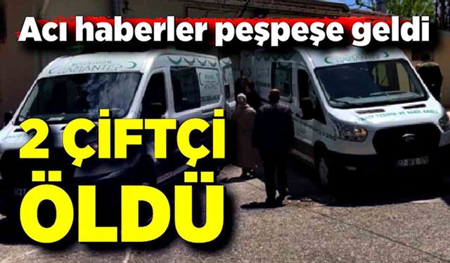 İki Ayrı Traktör Kazası: 2 Çiftçi Öldü