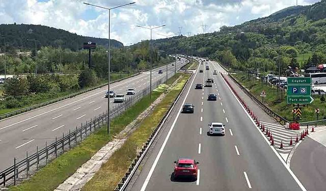 Bayram trafiği rahatladı: TEM’de akış normale döndü