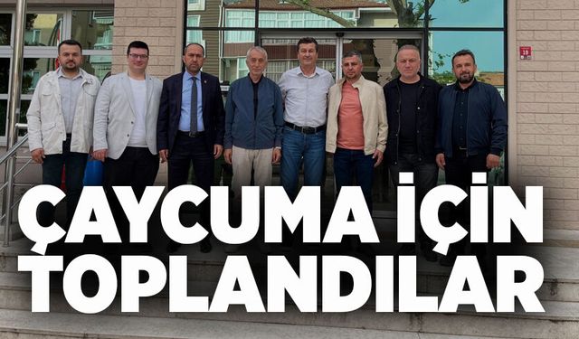 Çaycuma için toplandılar