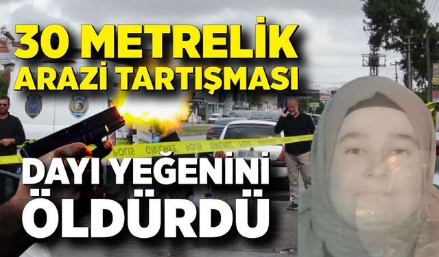 30 metrelik arazi tartışması ölüm tetirdi; Dayı yeğenini öldürdü
